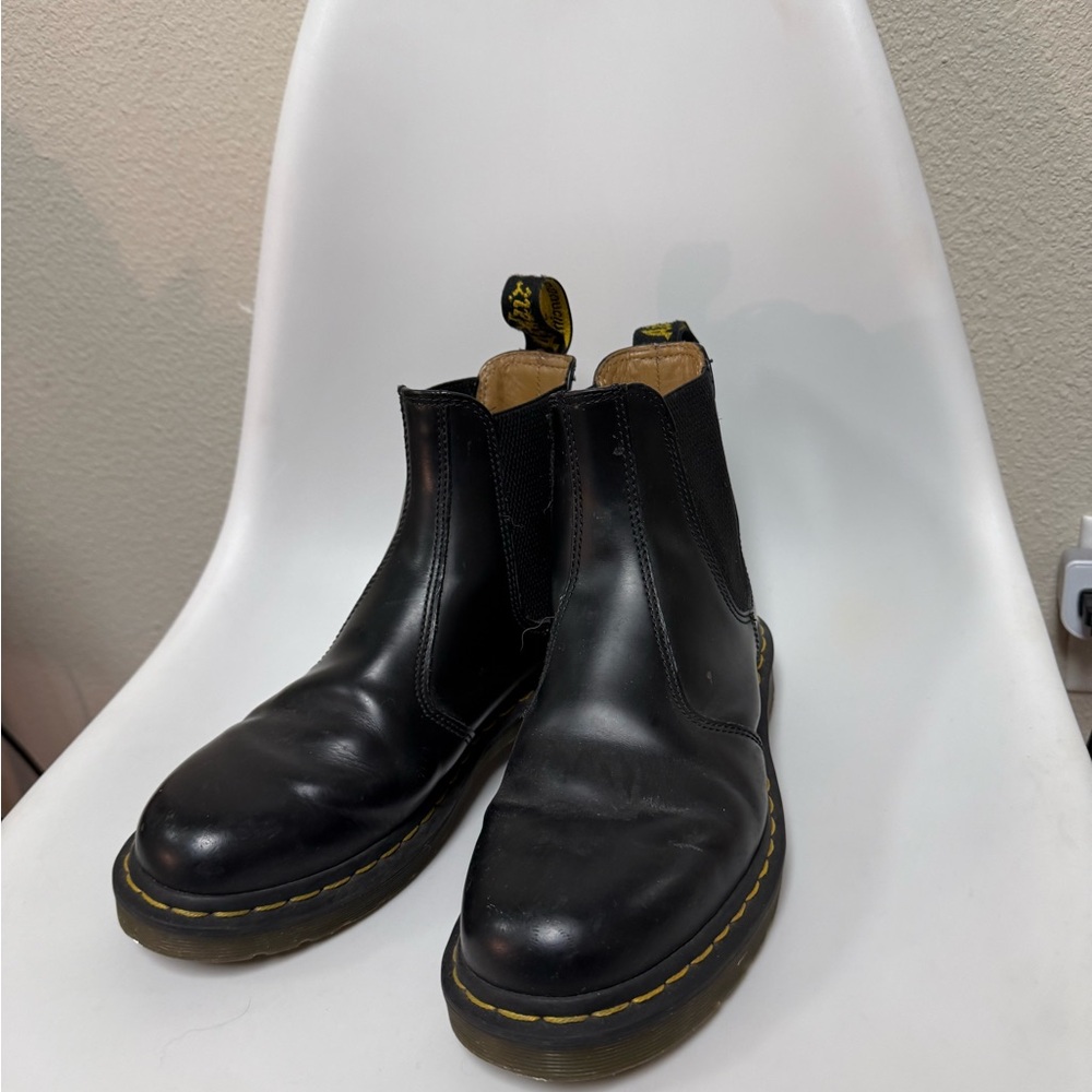 Dr. Martens Black Leather Chelsea Boots